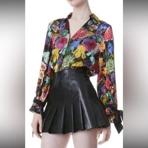 Alice + Olivia Floral Blouse - Multicolor